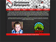 Tablet Screenshot of christensenmotorsports.com